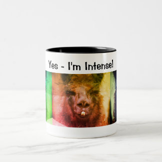 Tasse 2 Couleurs Llama noire intense drôle animal