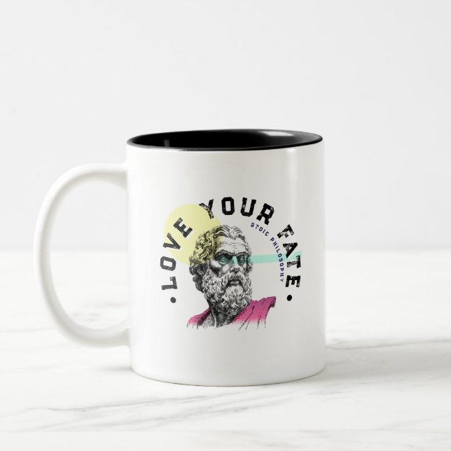 Tasse 2 Couleurs L'Obstacle En Est La Voie - Citation De Marcus Aur (Gauche)