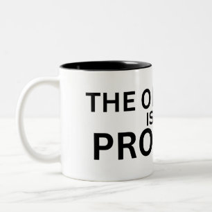 Tasse 2 Couleurs L'obstacle est l'accent du produit