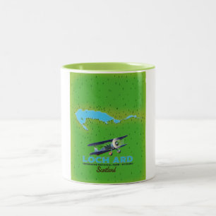 Tasse 2 Couleurs Loch Ard Parc national de Trossachs, carte de Stir