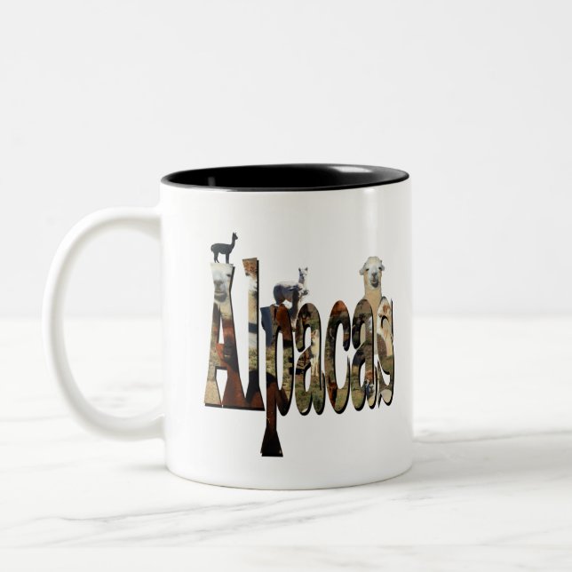 Tasse 2 Couleurs Logo Alpacas Avec Alpacas, (Gauche)
