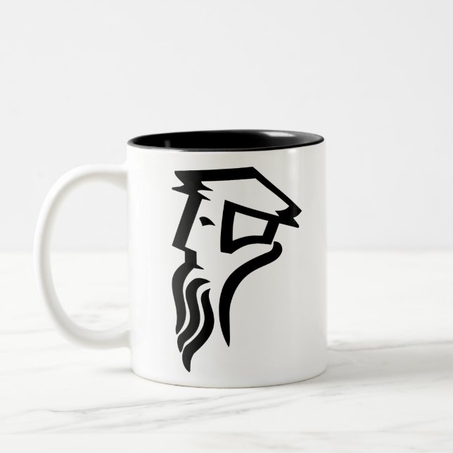 Tasse 2 Couleurs Logo Calvin (Gauche)