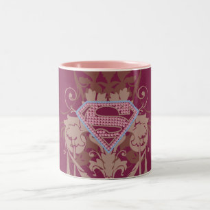 Tasse 2 Couleurs Logo de bijoux Supergirl