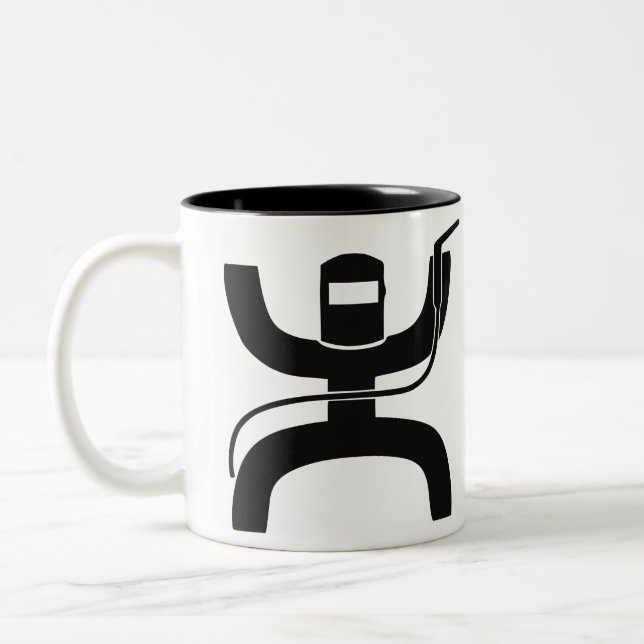 Tasse 2 Couleurs Logo de Hooey Welder (Gauche)