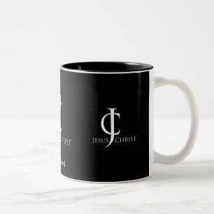 Tasse 2 Couleurs Logo de JC (Jésus Christ) gotGod316.com