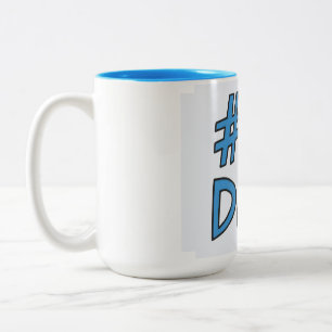 Tasse 2 Couleurs Logo de la Musique n° 1 Papa
