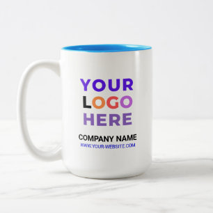 Tasse 2 Couleurs Logo d'entreprise promotionnel   Société personnal