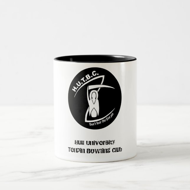 Tasse 2 Couleurs Logo HUTBC 2009-10 (Mug) (Centre)
