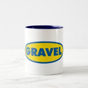 Tasse 2 Couleurs Logo jaune Gravel Cycling
