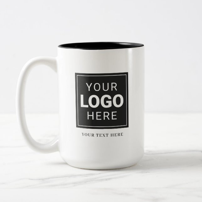 Tasse 2 Couleurs Logo Marque (Gauche)