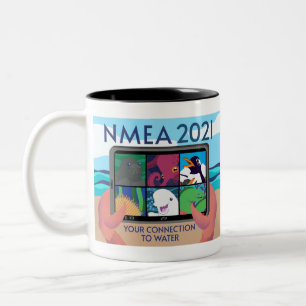 Tasse 2 Couleurs Logo NMEA 2021 - Complet