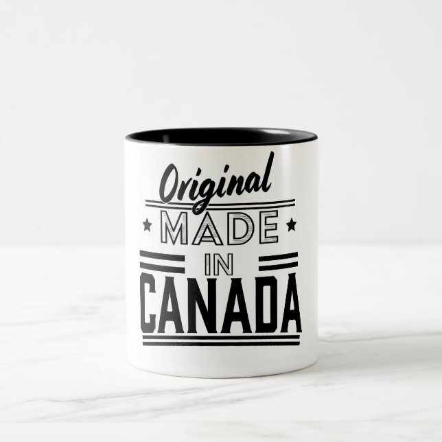 Tasse 2 Couleurs Logo Original Fabriqué au Canada (Centre)