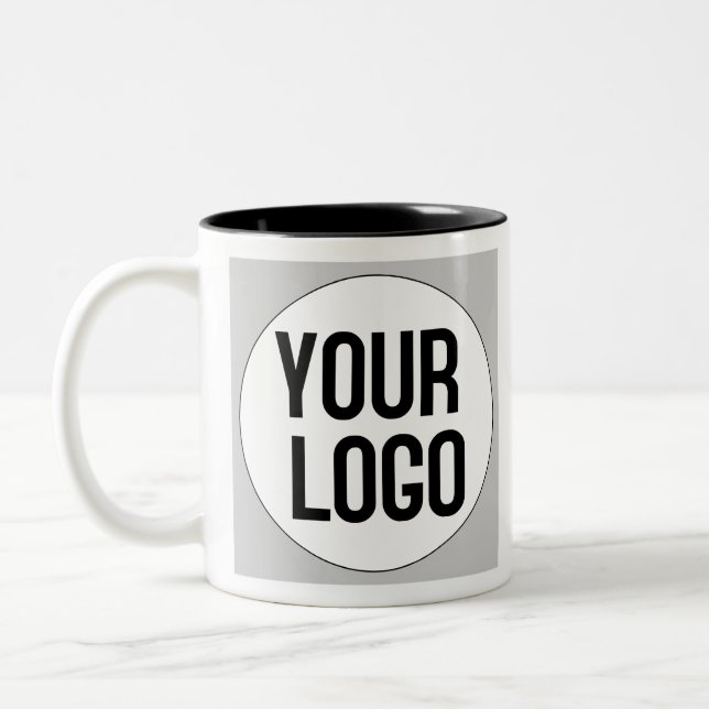 Tasse 2 Couleurs Logo personnalisé sur merveille (Gauche)