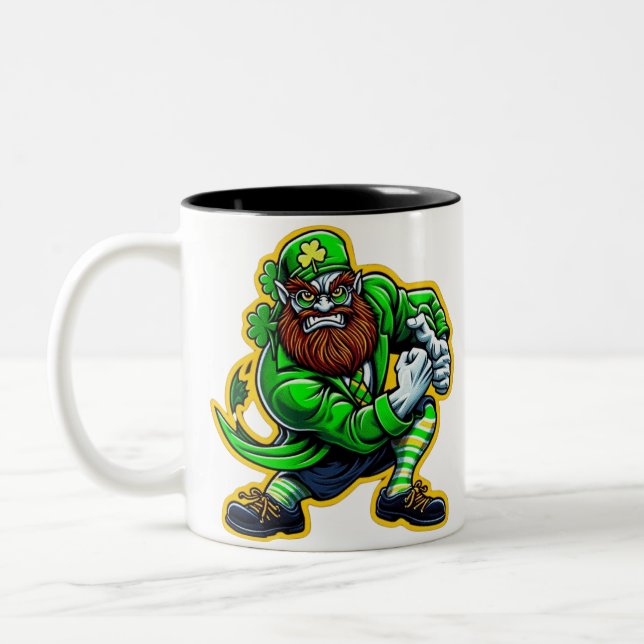 Tasse 2 Couleurs Logo promotionnel personnalisé professionnel à deu (Gauche)