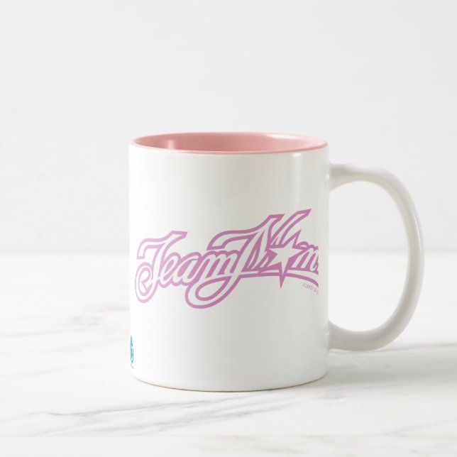 Tasse 2 Couleurs Logo rose de TeamMom (Droit)