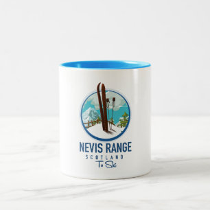 Tasse 2 Couleurs Logo ski Nevis Range Écosse