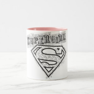 Tasse 2 Couleurs Logo Supergirl 1