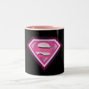 Tasse 2 Couleurs Logo Supergirl rose