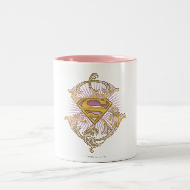Tasse 2 Couleurs Logo Supergirl Starbust (Centre)