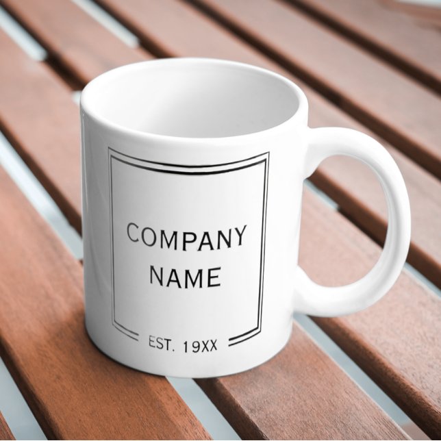 Tasse 2 Couleurs Logo sur mesure - Offre promotionnelle pour les en (Custom Corporate Company Holiday Gifts -     Branded Marketing)