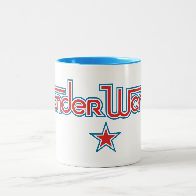 Tasse 2 Couleurs Logo Wonder Woman Red and Blue Star (Centre)