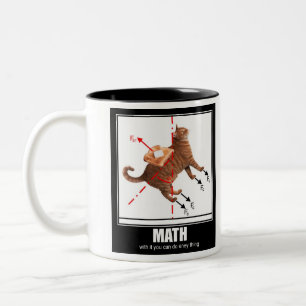 Tasse 2 Couleurs LOLCat : Maths