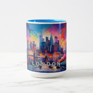 Tasse 2 Couleurs London The Big Smoke Skyline