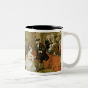 Tasse 2 Couleurs L'opéra du mendiant, scène III, Loi XI, 1729