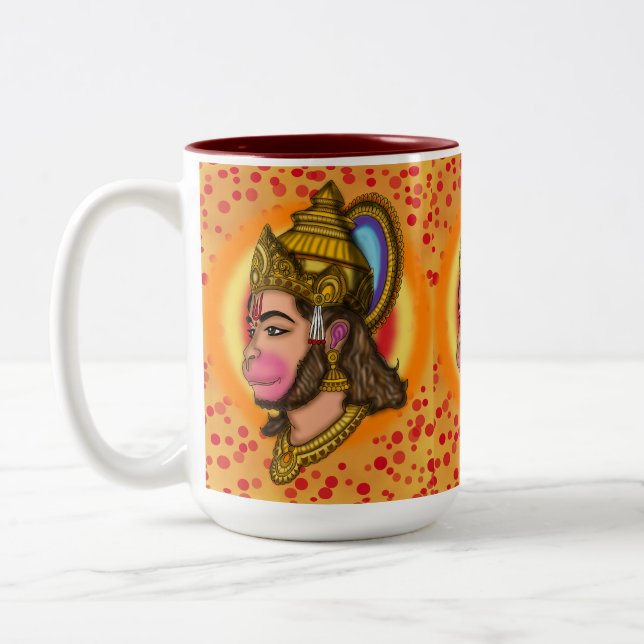 Tasse 2 Couleurs Lord Hanuman  (Gauche)