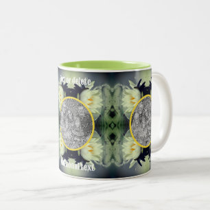 Tasse 2 Couleurs Lotus Water Lily Flower Créez votre propre photo