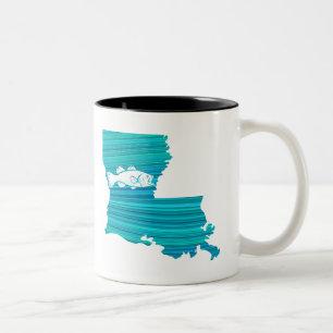 Tasse 2 Couleurs Louisiana Wave Fishing