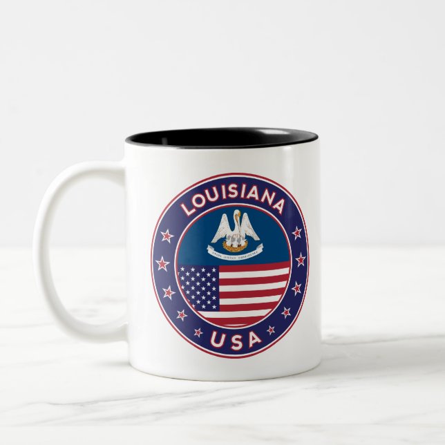 Tasse 2 Couleurs Louisiane (Gauche)