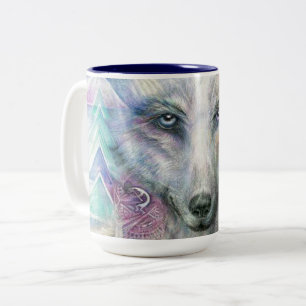 Tasse 2 Couleurs Loup