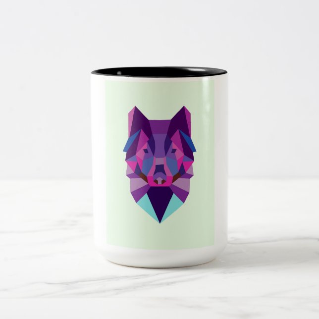 Tasse 2 Couleurs Loup (Centre)