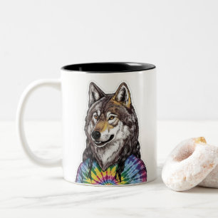 Tasse 2 Couleurs Loup de Jerry Garcia