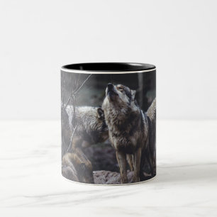 Tasse 2 Couleurs Loup de loup de loup