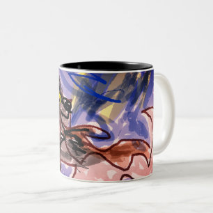 Tasse 2 Couleurs Loup en automne