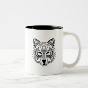 Tasse 2 Couleurs Loup inspiré