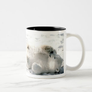 Tasse 2 Couleurs L'ours blanc CUB attaquent