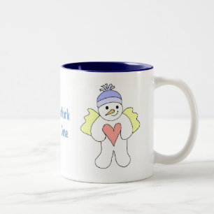 Tasse 2 Couleurs L'ouvrage d'un ange n'est jamais terminé