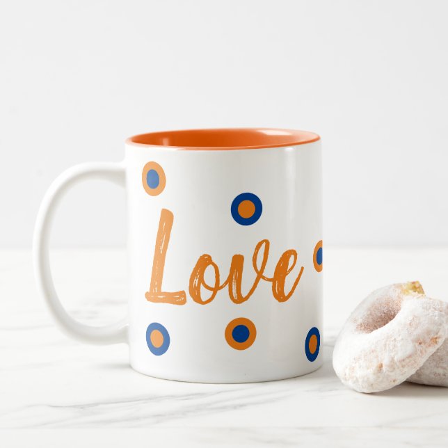 Tasse 2 Couleurs Love (Avec donut)