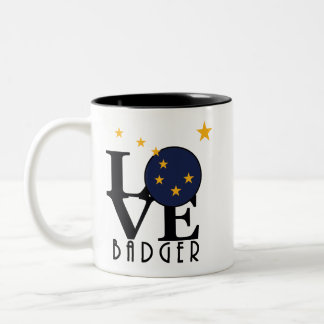 Tasse 2 Couleurs LOVE Badger Alaska
