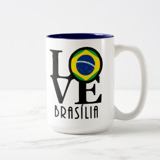 Tasse 2 Couleurs LOVE Brasilia 15oz
