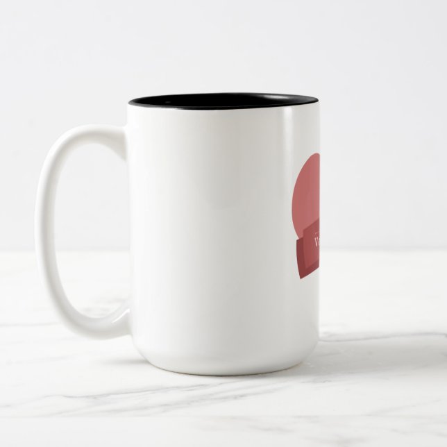 Tasse 2 Couleurs "Love Brew" (Gauche)
