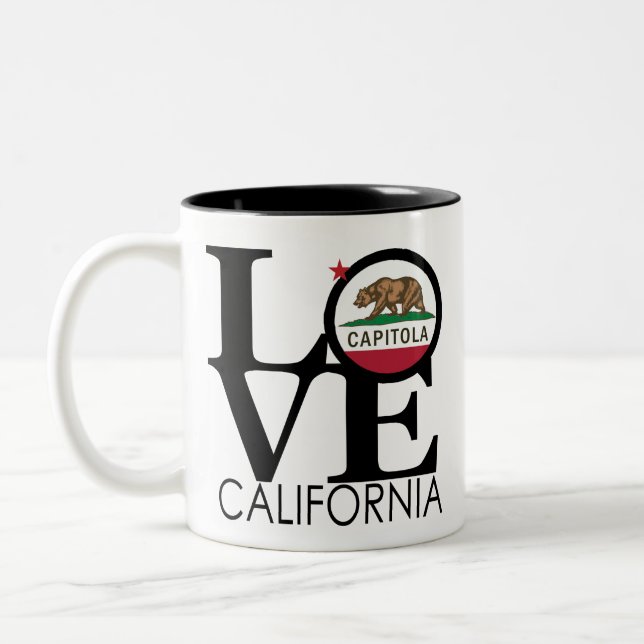 Tasse 2 Couleurs LOVE Capitola 11oz (Gauche)