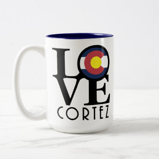 Tasse 2 Couleurs LOVE Cortez Colorado 15oz
