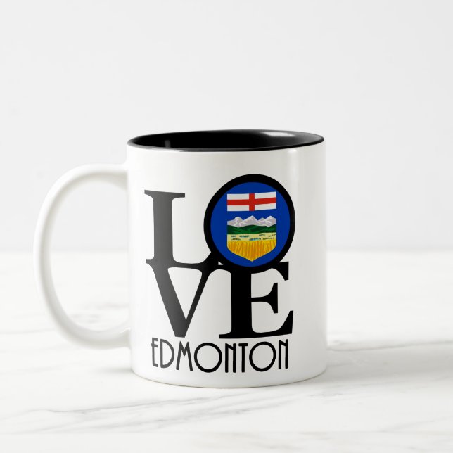 Tasse 2 Couleurs LOVE Edmonton 11oz (Gauche)