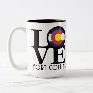 Tasse 2 Couleurs LOVE Fort Collins 15oz