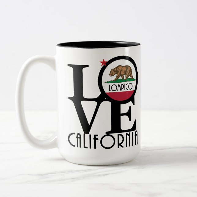 Tasse 2 Couleurs LOVE Lompico 15oz (Gauche)
