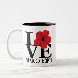 Tasse 2 Couleurs LOVE Mexico Beach Floride 11oz